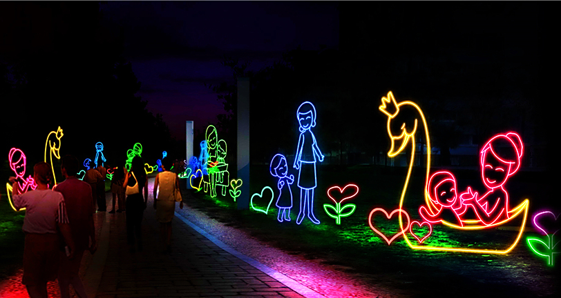 2019灯光节造型设计,灯光节造型图片