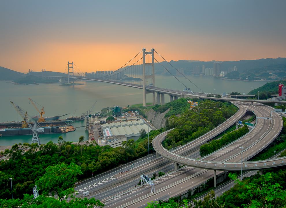 除了香港特別行政區青馬大橋,平谷金海湖以外,這些風景非常好的旅遊休