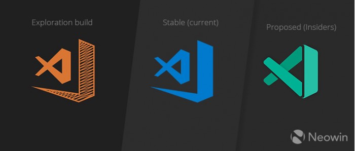 visual studio code图标迎来重大调整:stable版本回归蓝色