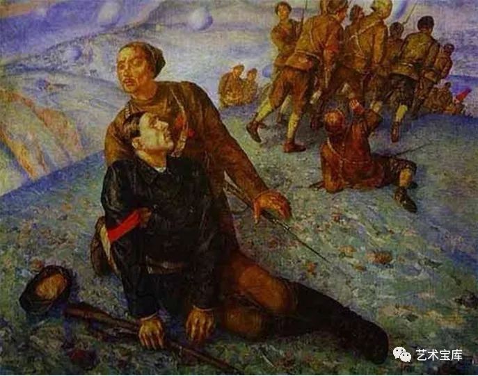 西方艺术史:苏联美术十月革命后的革命历史题材油画作品欣赏