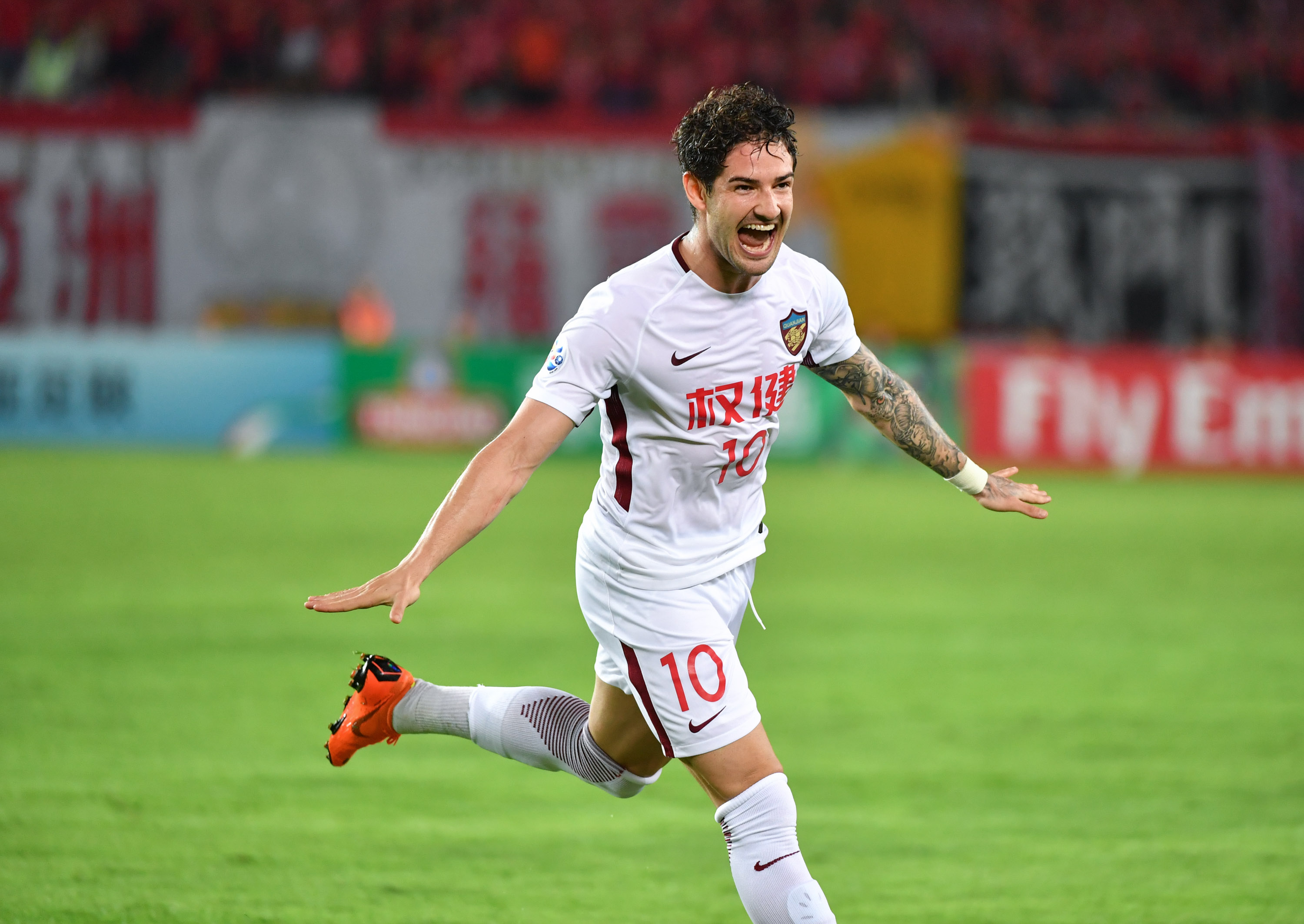 足球——亚冠:天津权健淘汰广州恒大(1)