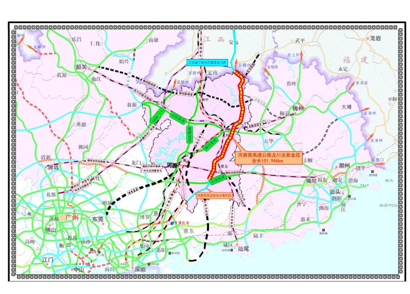 從廣東紫金,龍川去江西可省1小時!這條高速路元旦開通