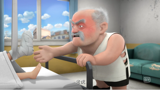 因为赵琳受伤 老赵头责怪了光头强 光头强不做导游了