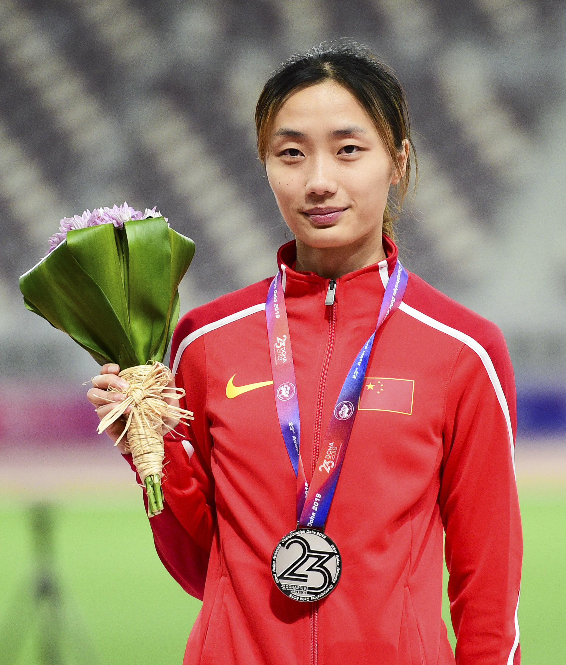 新华社照片,多哈,2019年4月24日    (体育)(1)田径——多哈亚锦赛:曾