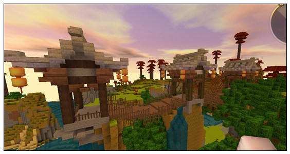 迷你世界古风建筑推荐,月归村野,古色古香,很有韵味哦