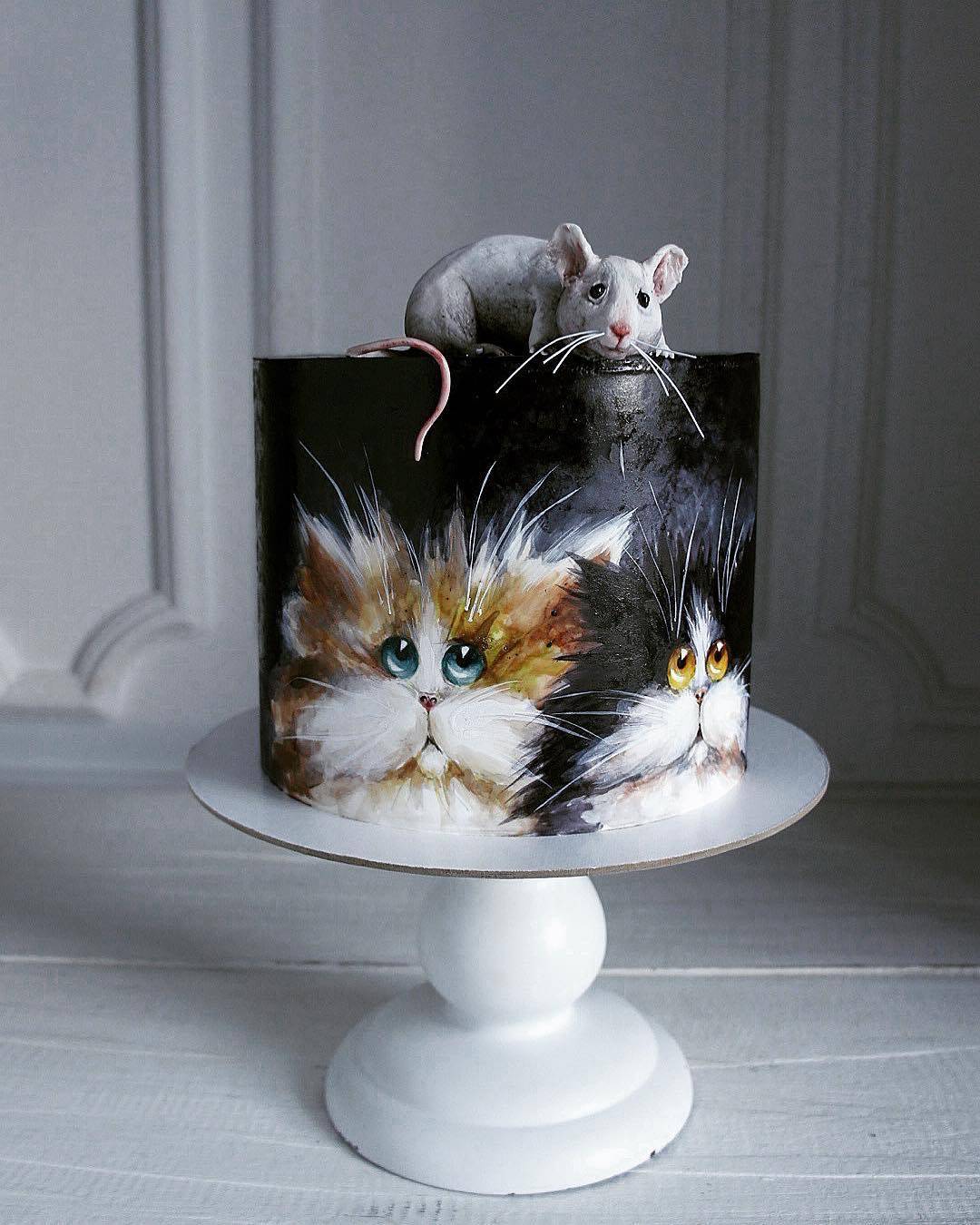 超逼真的老鼠系列蛋糕,有没有吓到你啊