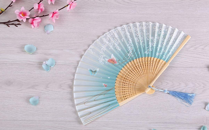 12星座专属"唯美扇子"天蝎座随和卡通扇,双鱼座温柔孔雀扇