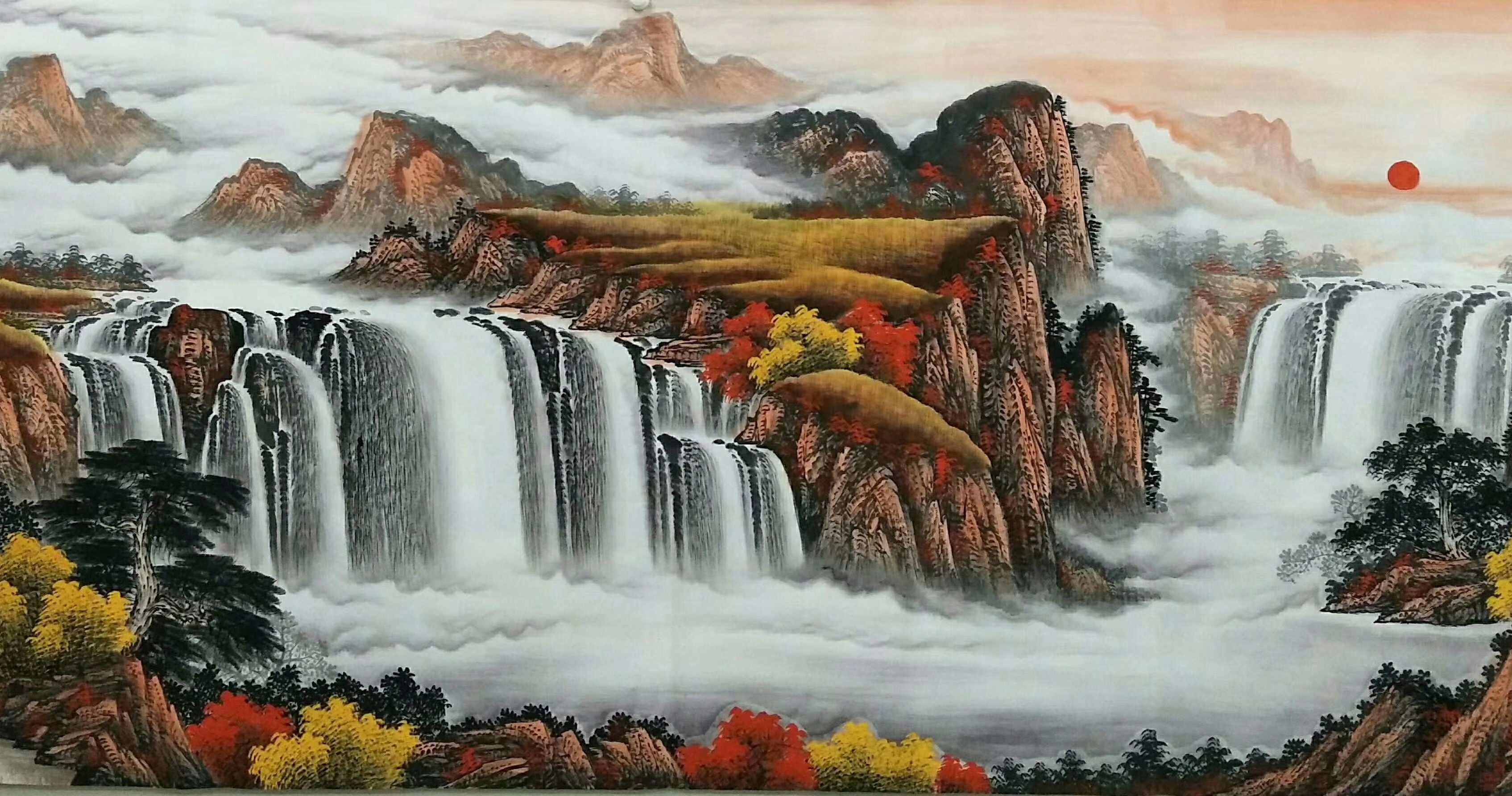 《风水画》办公室背景墙必备