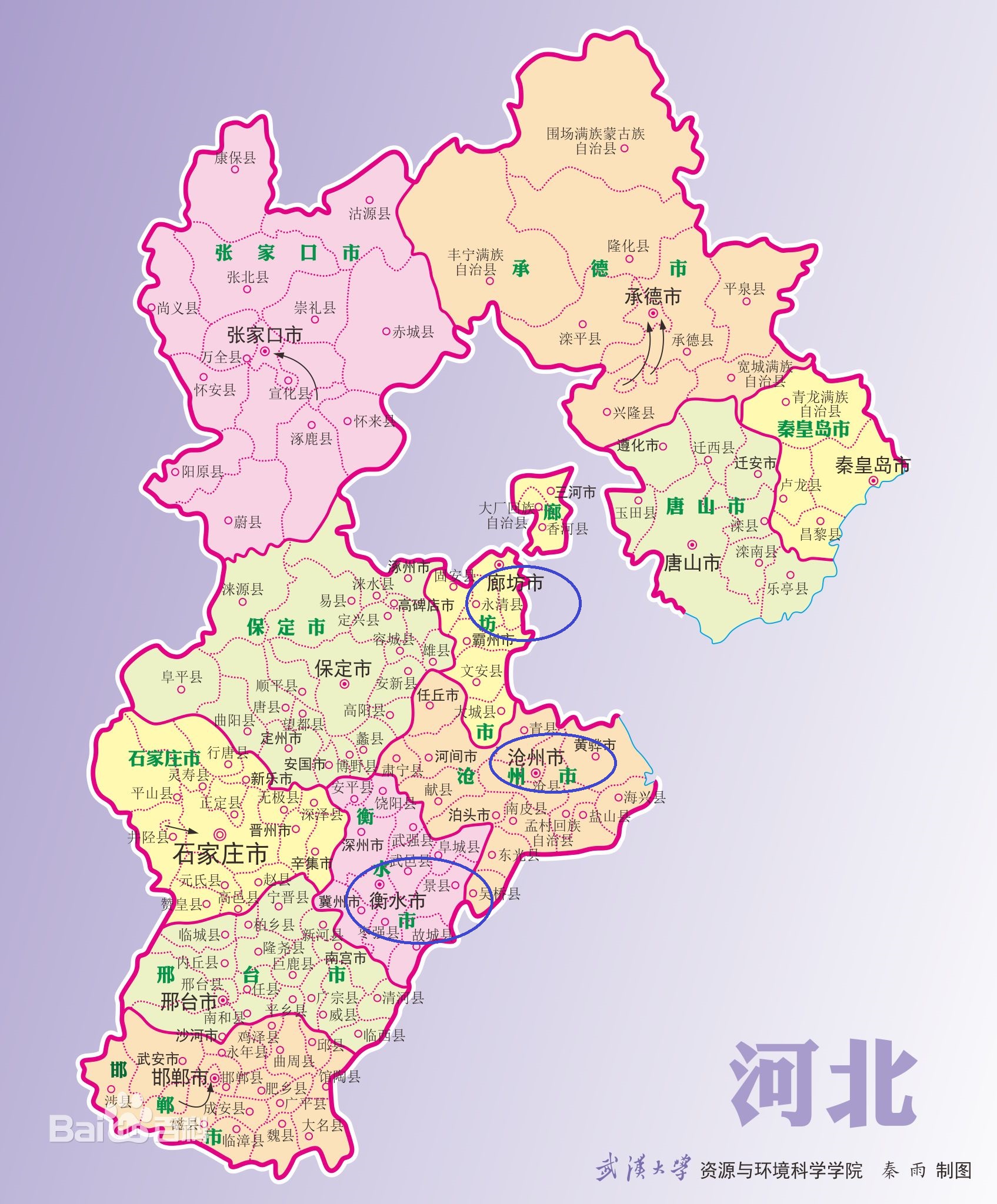 沧州各县地图图片