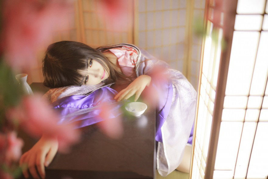 看中国女人穿和服,实在是有点迷人!