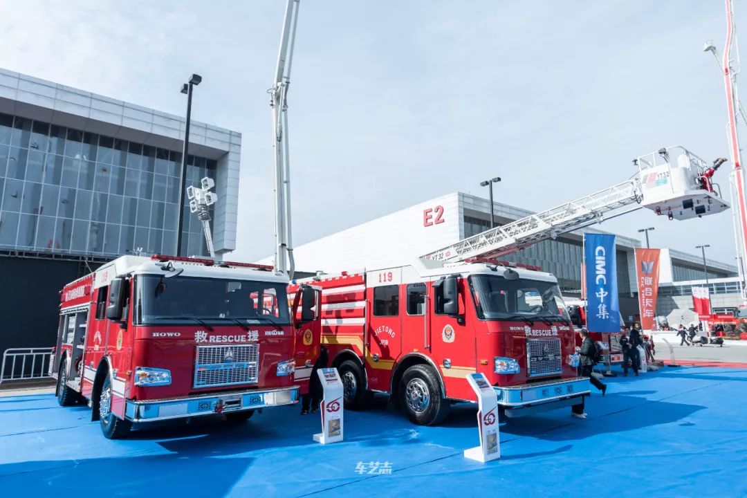 此次捷通带来的产品都是美式消防车路线