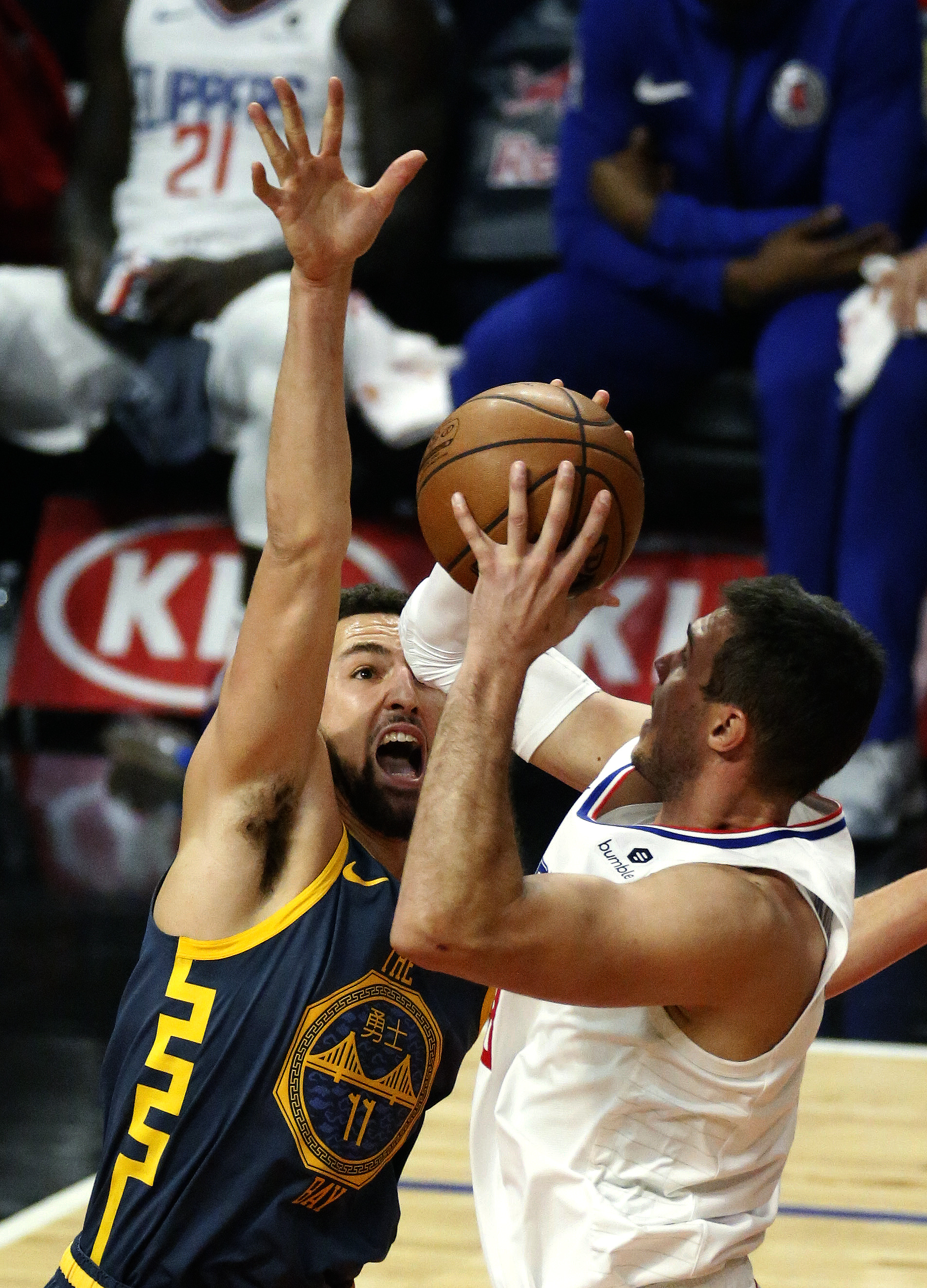 篮球丨nba常规赛:快船胜勇士