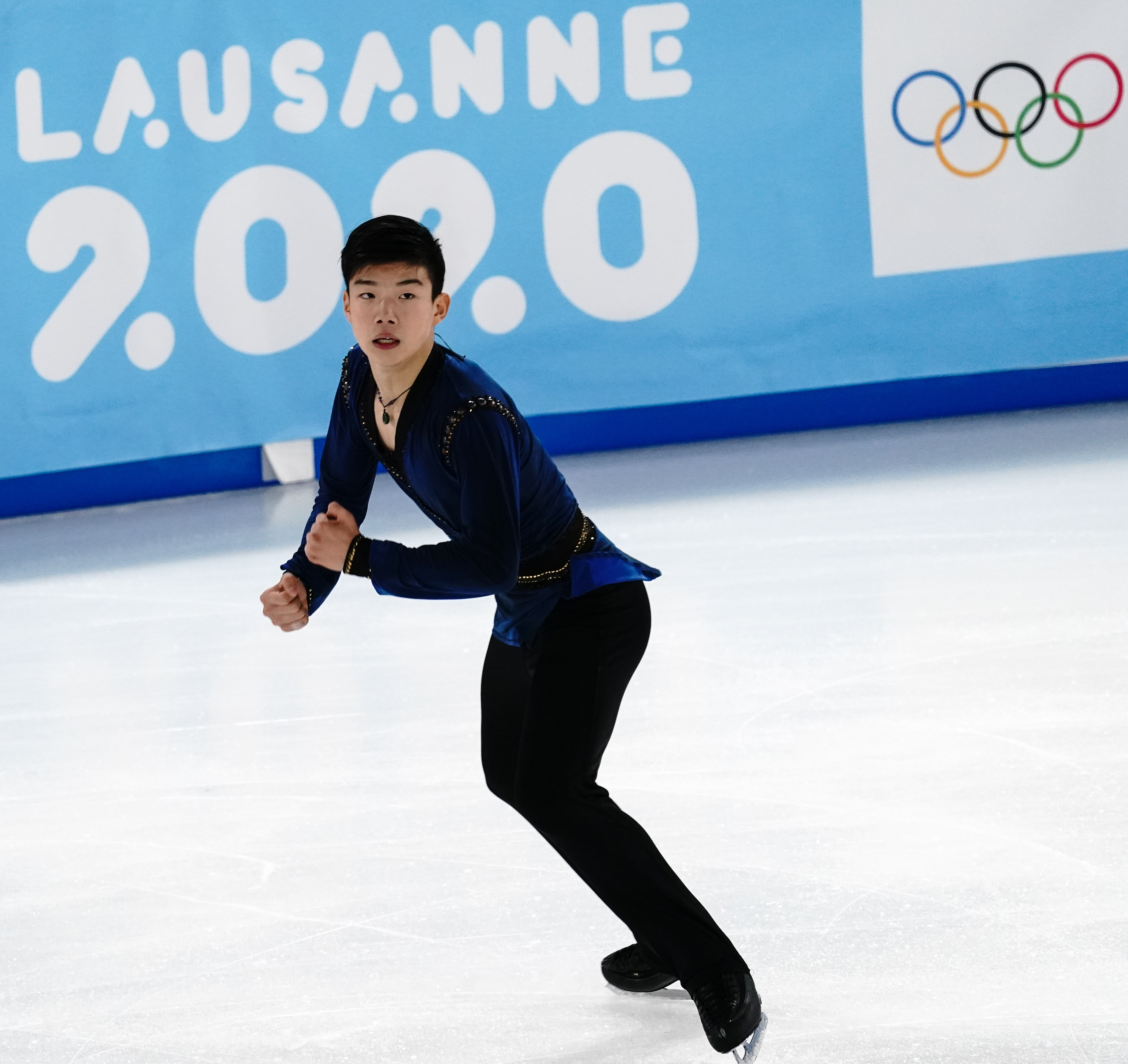 花样滑冰——男子单人滑:中国选手陈昱东获得第六名