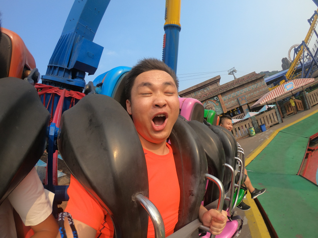 过山车记录的搞笑表情包