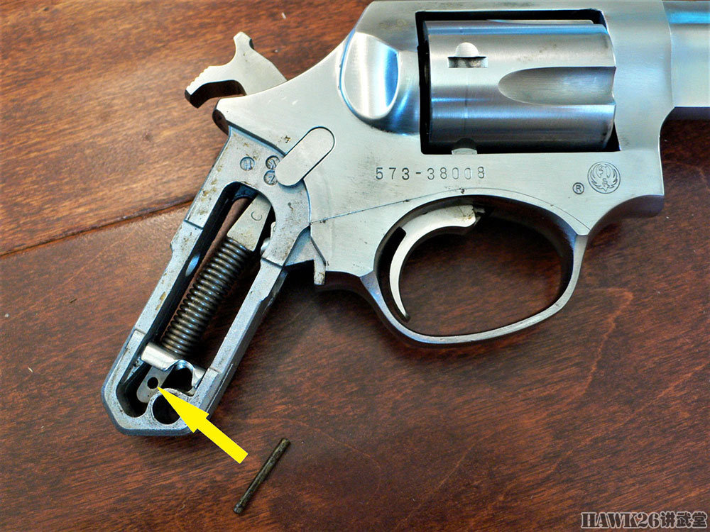 图说:如何不完全分解鲁格sp101转轮手枪 结构复杂保养困难