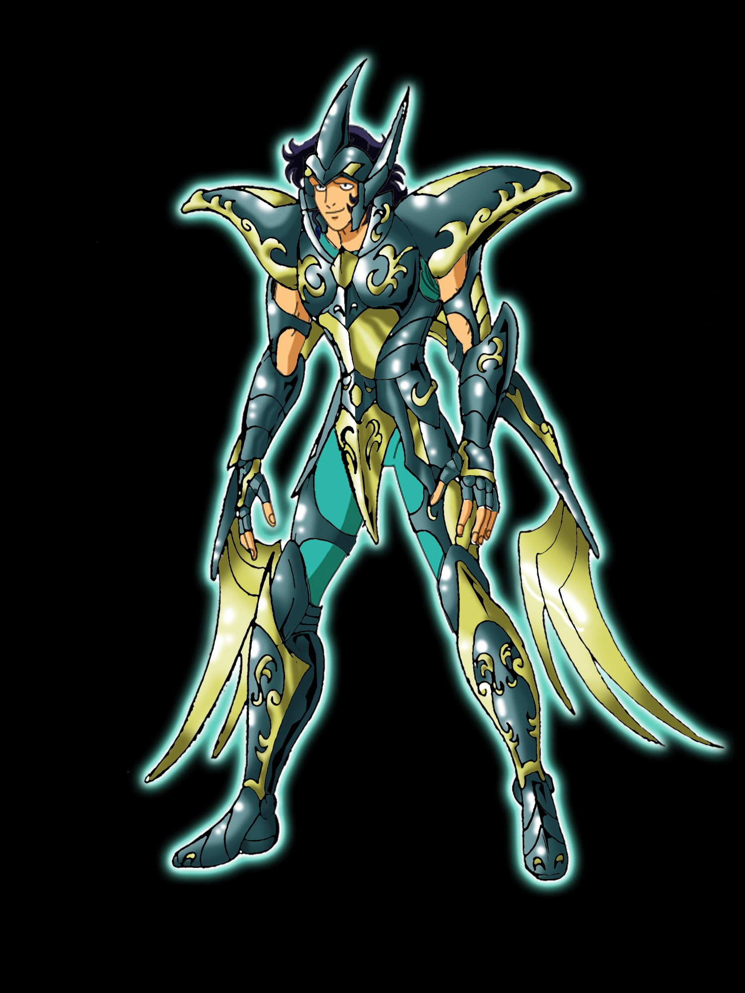 有圣斗士星矢的粉丝自己发挥想象,给青铜圣斗士五小弱和魔铃莎尔娜也