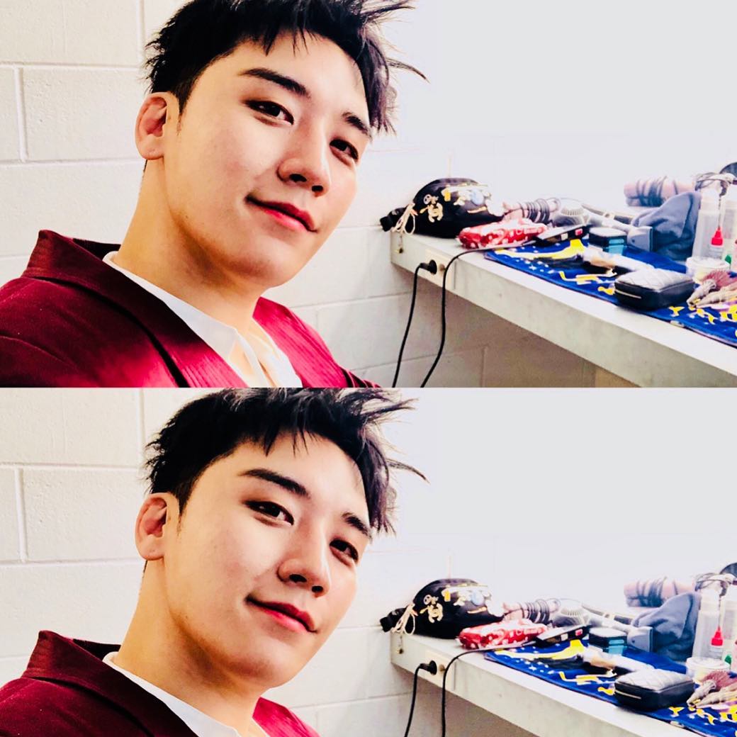 零瑕疵帅气 胜利这次换了个角度自拍