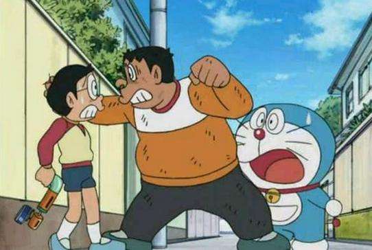 哆啦a梦:最懦弱的父亲就是他,眼看大雄被胖虎欺负,却无动于衷