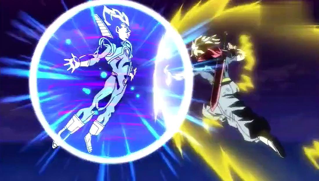 悟空荣获神之力,不用变白发战斗力远超自在极意功,轻松击败达尔