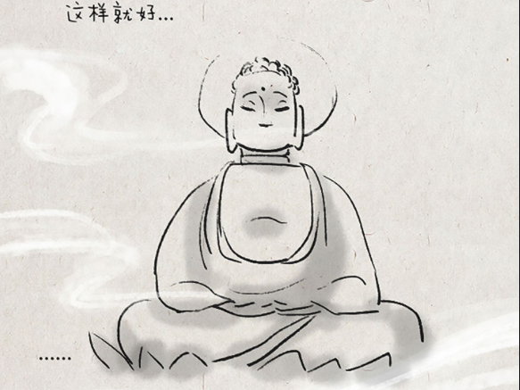 一禅小和尚:此时正有个姑娘,等待两千年,只为看你一眼