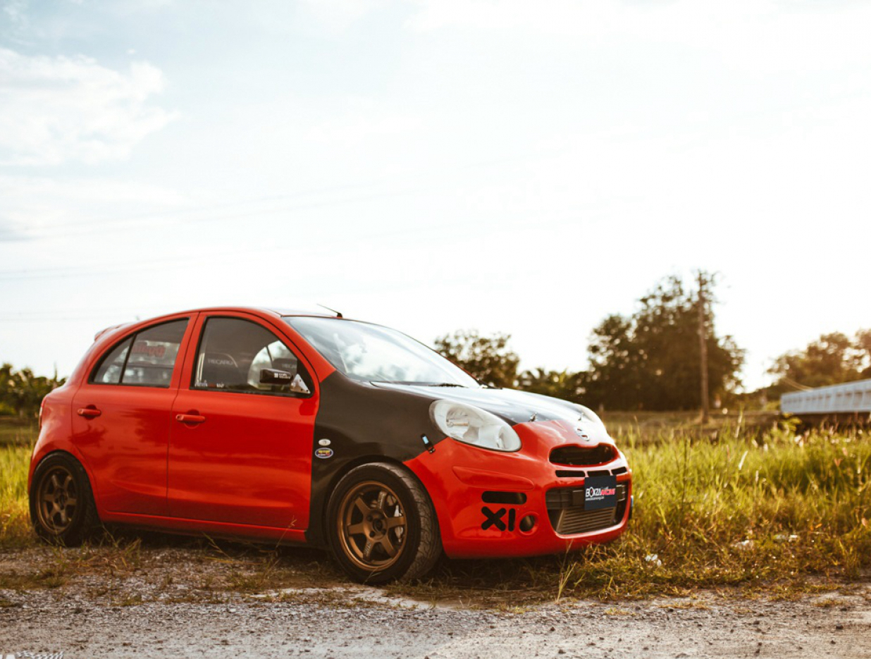 改装一台老款日产玛驰动力输出提升至270匹马力