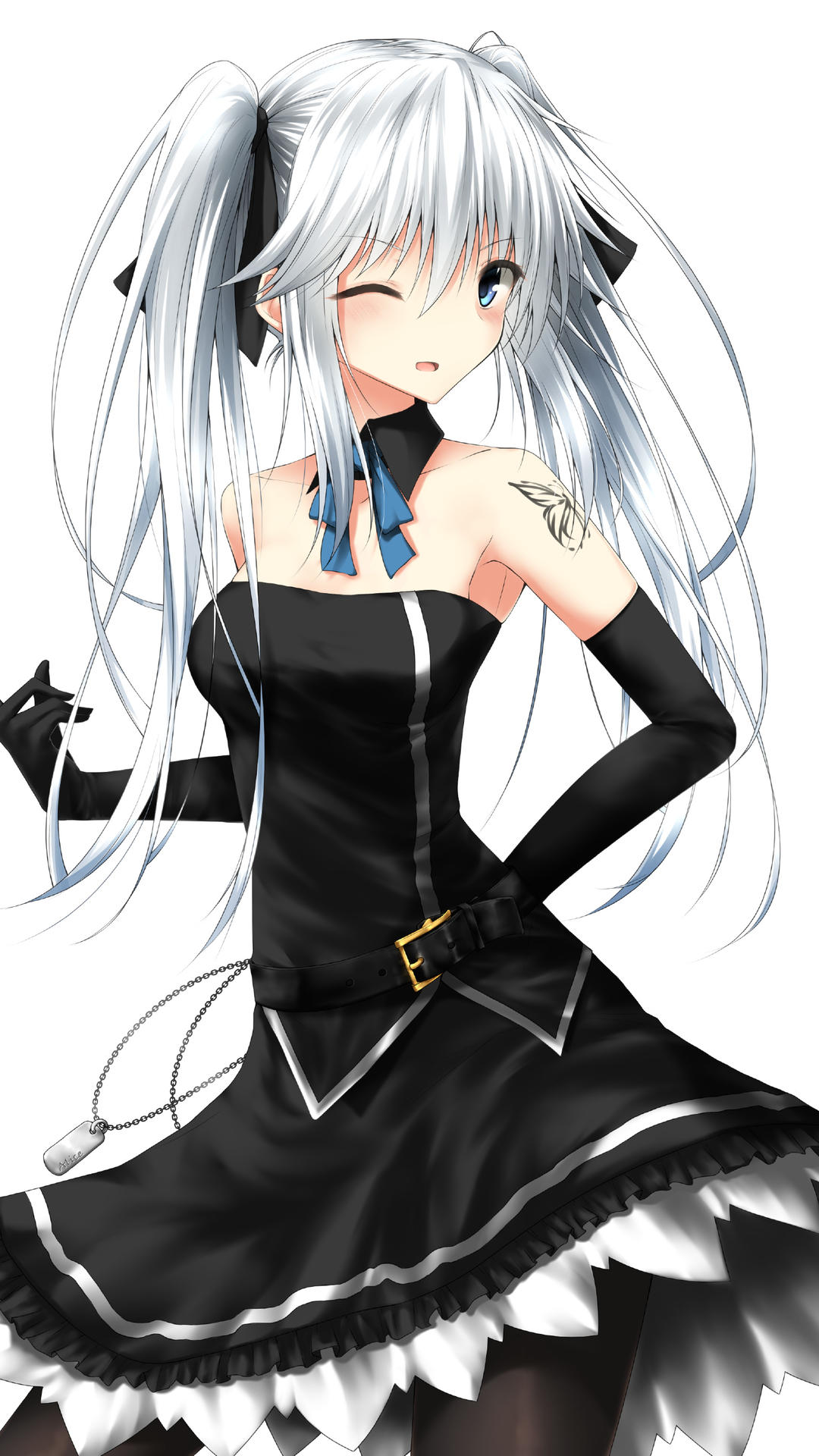 哇!最美二次元插画,图1银发少女呆萌可爱,图7猫耳少女好唯美