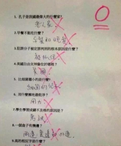 语文老师批试卷被气到吐血!这回到美术老师遭殃了,崩溃