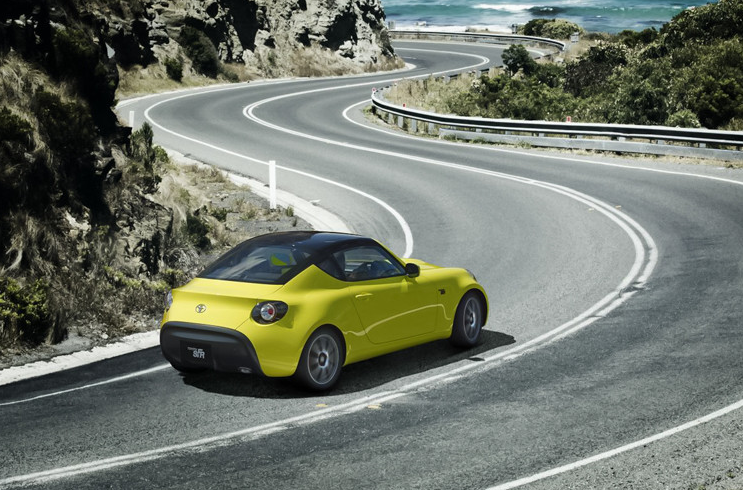 设计挺时尚的,很潮流的丰田s-fr,样子真的是酷酷的