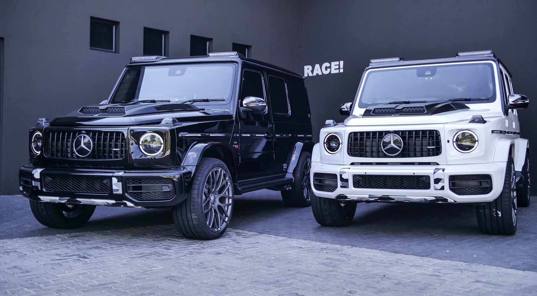 巴博斯套件的全新奔驰大g700,前脸