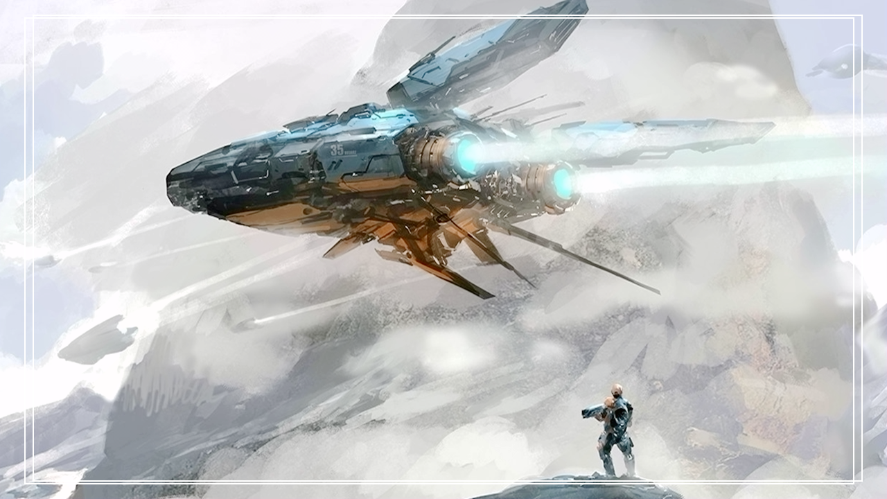 未来科技超酷炫游戏场景图设计欣赏