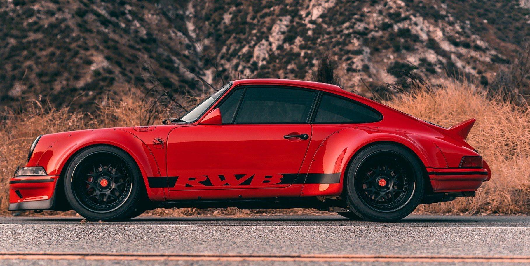 红色魅影rwb porsche 911 964