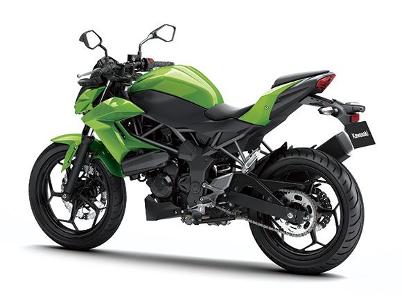 川崎z250abs版,双缸水冷,马力37匹,入门级良心街车!