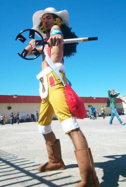 乌索普大神,狙击王.海贼王cos,山治头套那个兄弟,你是魔鬼吧!