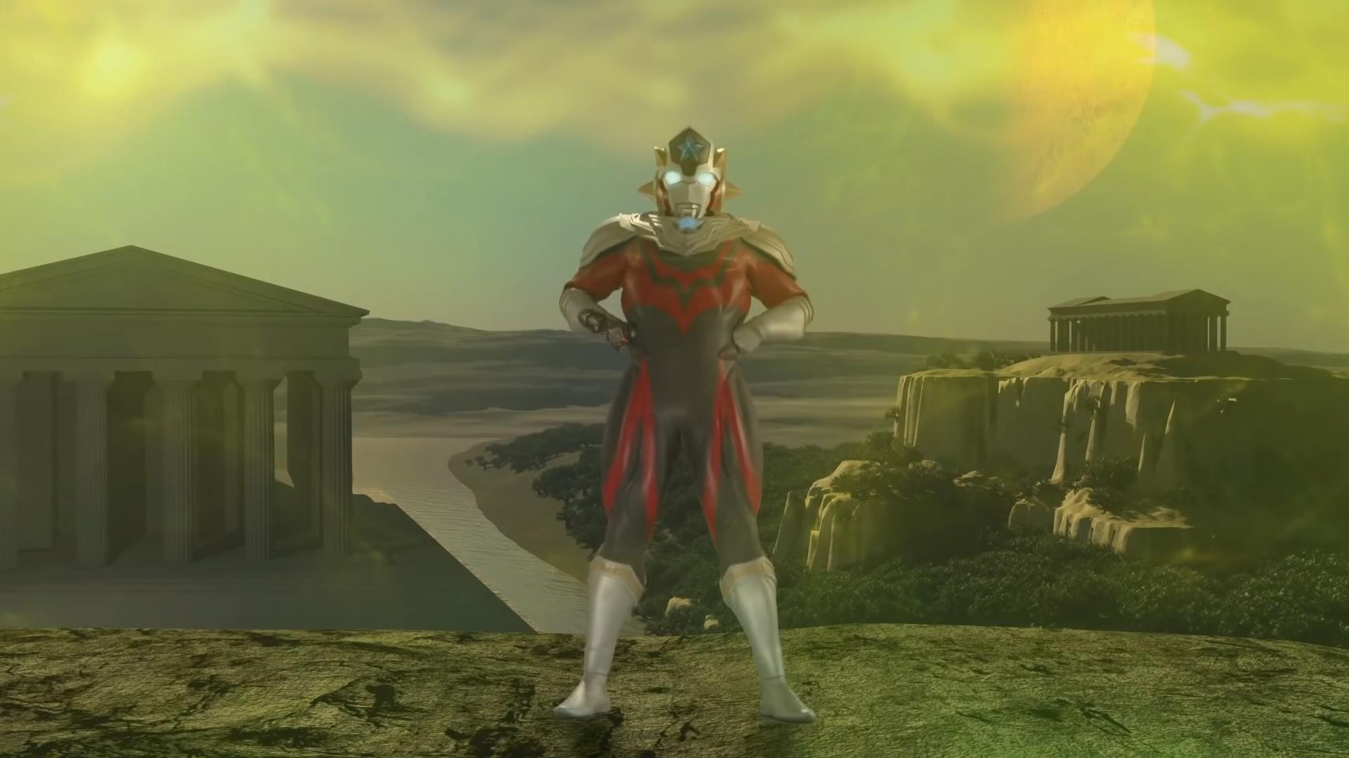 这次的三位奥特曼用的是同一位人间体,虽然他们没有变换形态,但我们