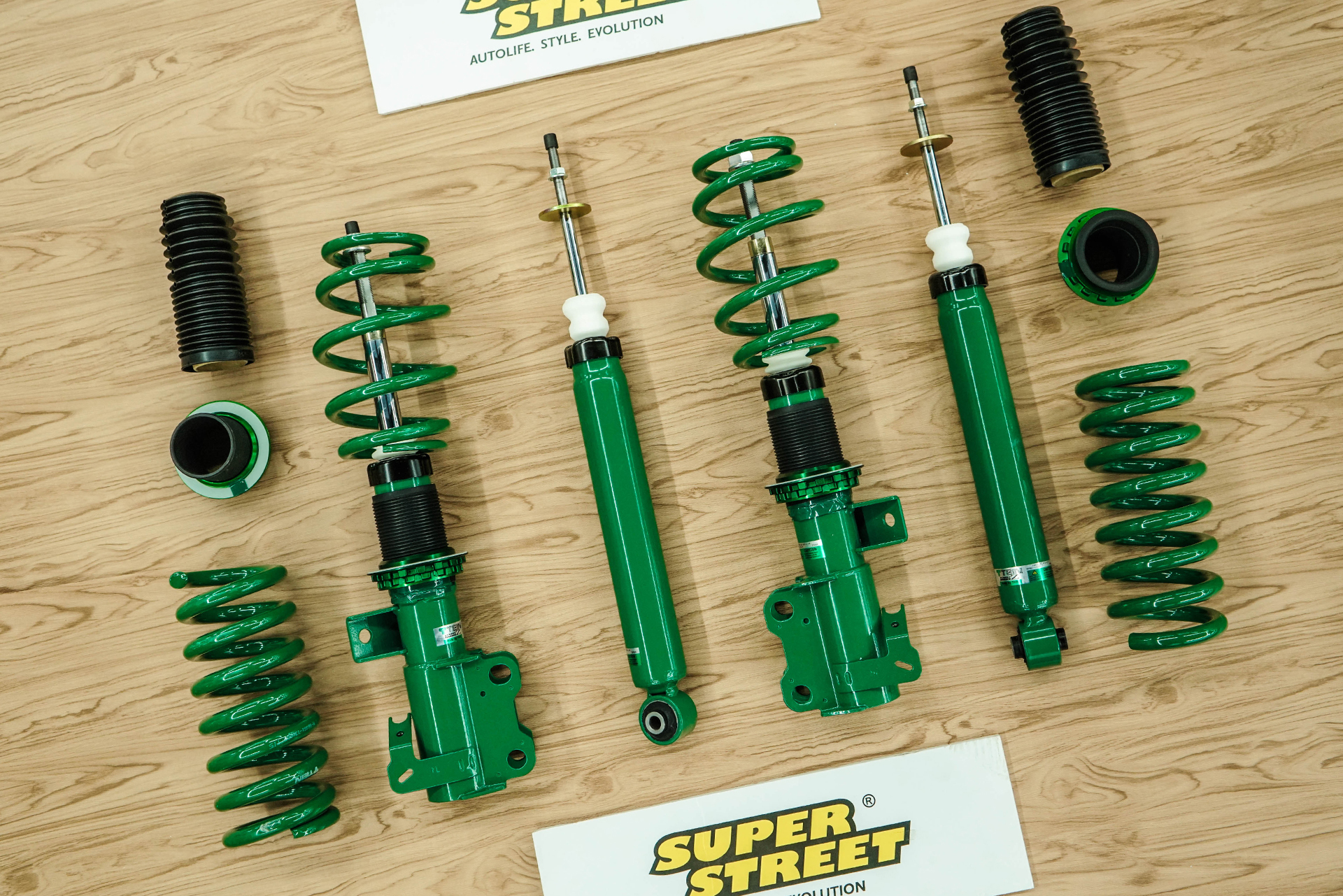 superstreet改装日记-凯迪拉克atsl改装tein saz绞牙避震