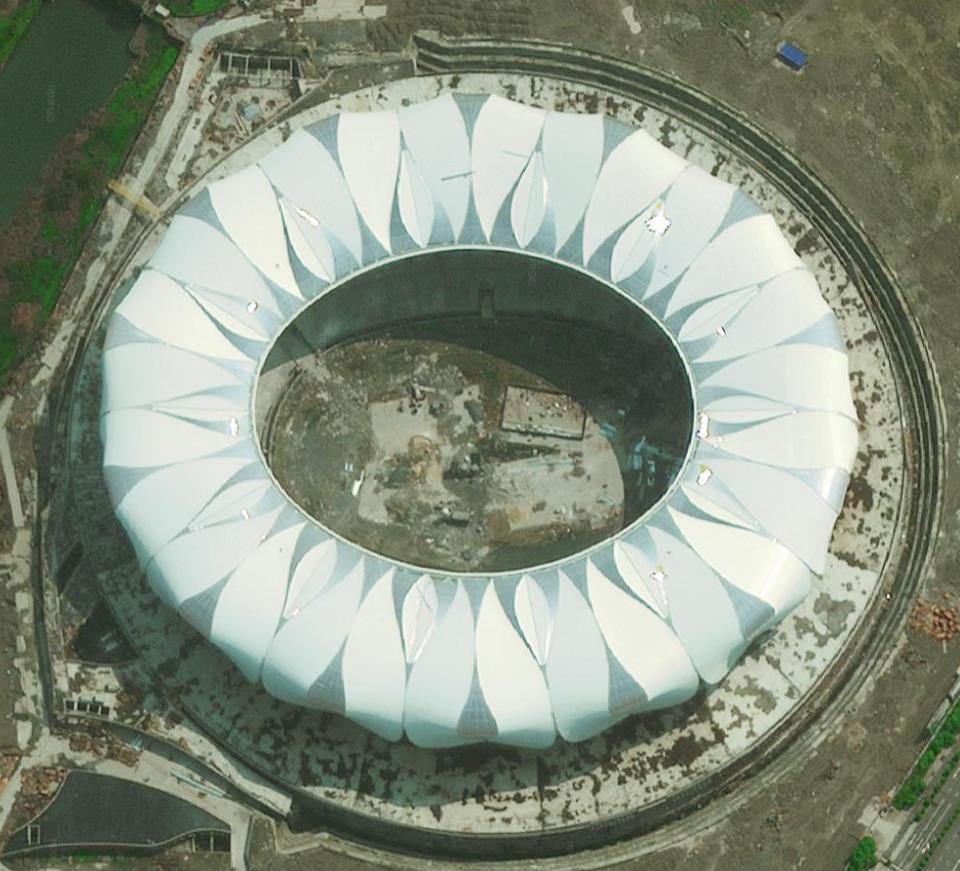 no.2:杭州奥体博览中心体育场,建筑面积达到21.
