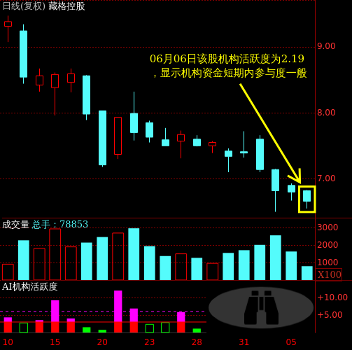 藏格控股(000408)主力机构活跃度动向解读