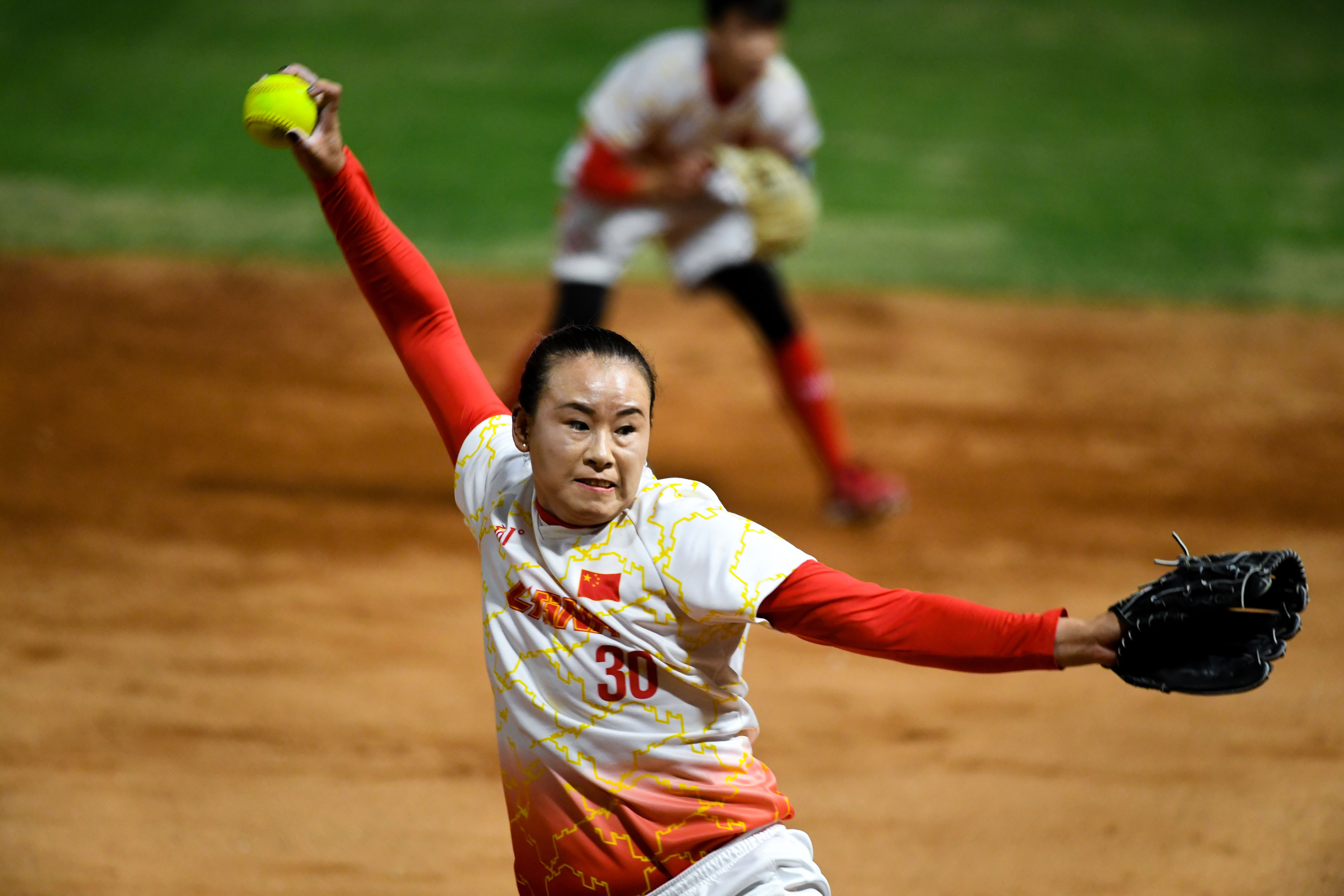 垒球——女子小组赛:中国不敌菲律宾(3)