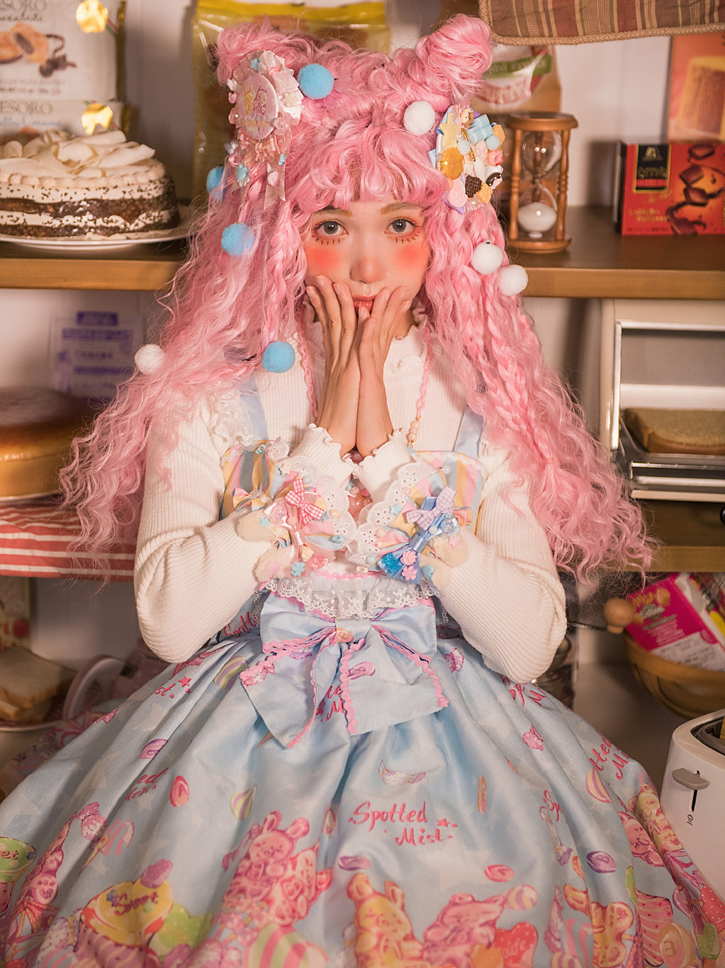 lolita"糖果妆"有多可爱?网友:这才是洛丽塔风格应有的感觉!