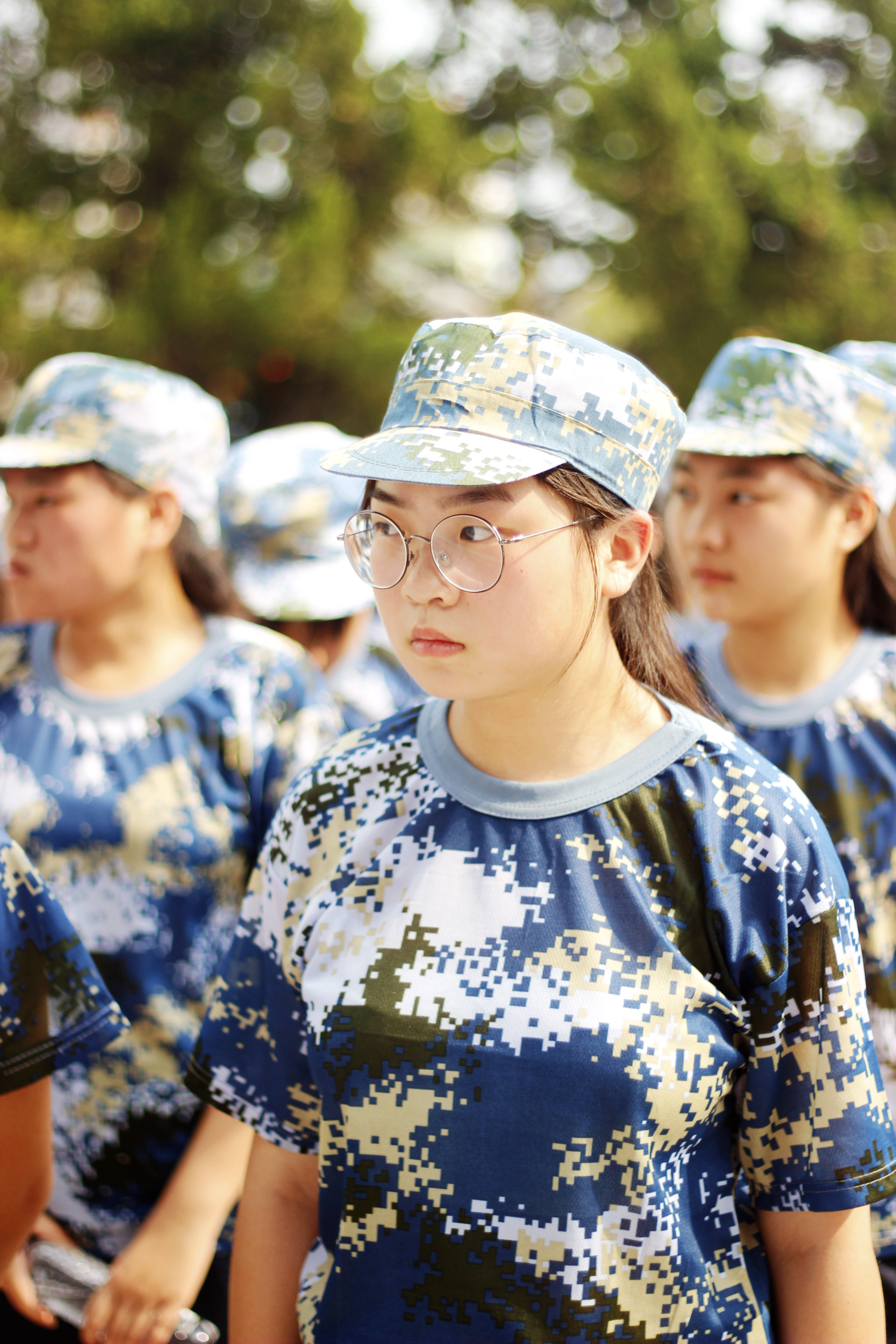 淮南女子學校2018級新生軍訓 只有不斷向前,才能戰無不勝