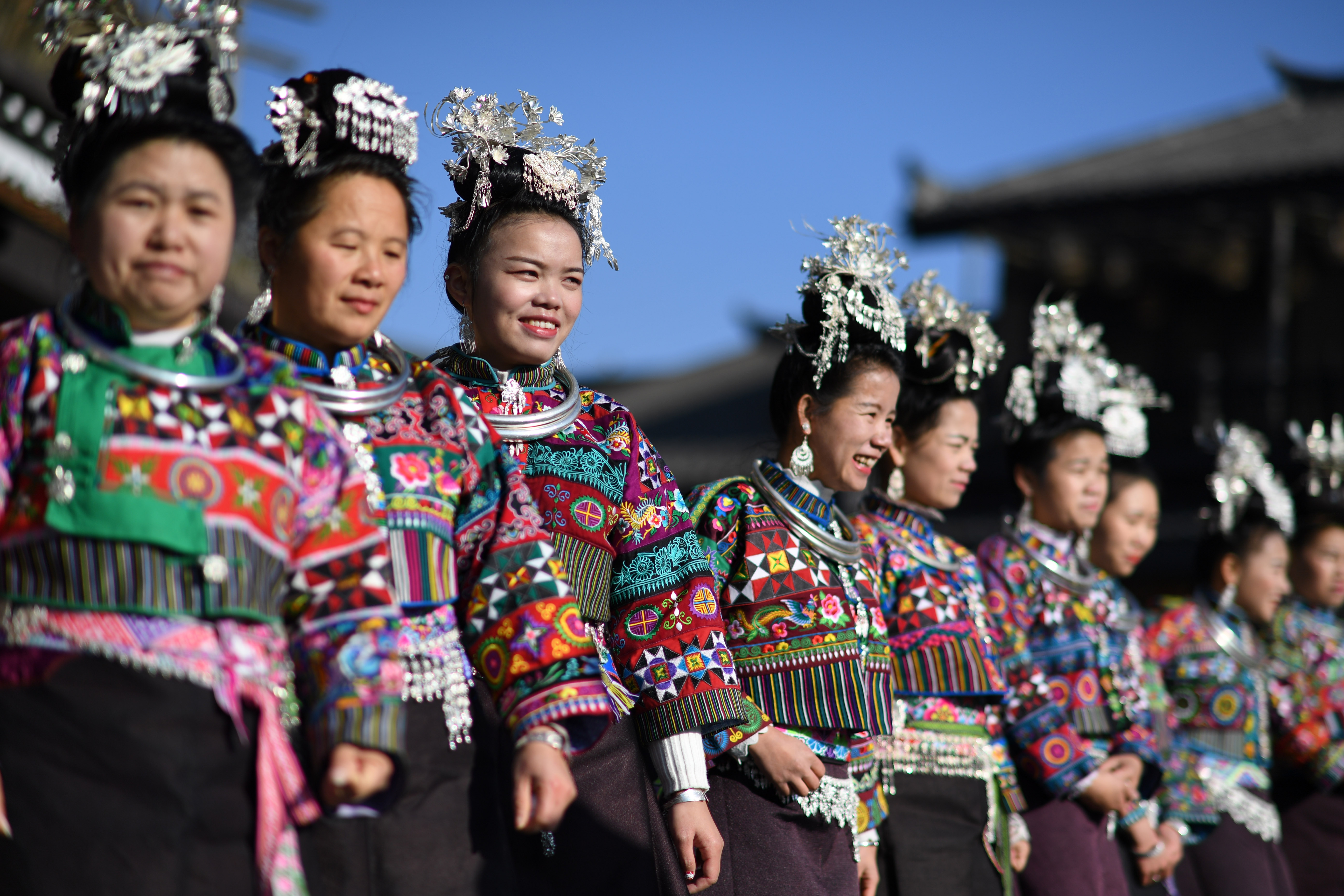 贵州丹寨:苗族群众欢度"祭尤节"