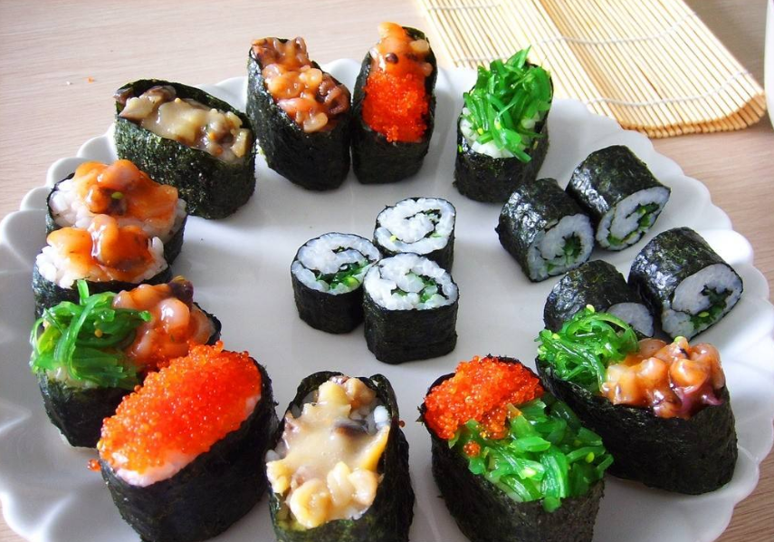 喜欢吃寿司的美眉们,以下这六种口味的寿司,你吃过么?