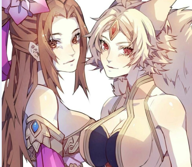 王者荣耀同人图欣赏:貂蝉和她的女性cp们,每一张都攻气十足