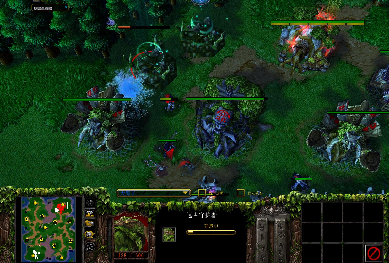 魔兽争霸3:人族tr暗夜的时候,暗夜族要注意哪些细节?