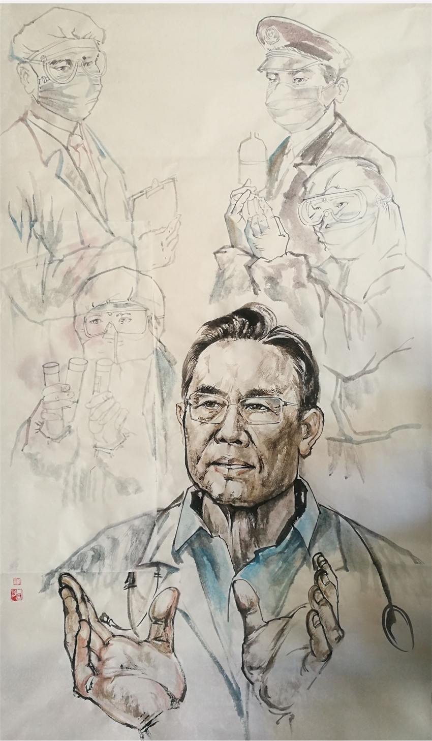 美术作品:责任与使命(刘步月)