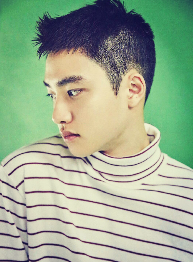 exo呆萌的d.o.都暻秀,笑起来的时候眼里有星星,可爱到爆炸!