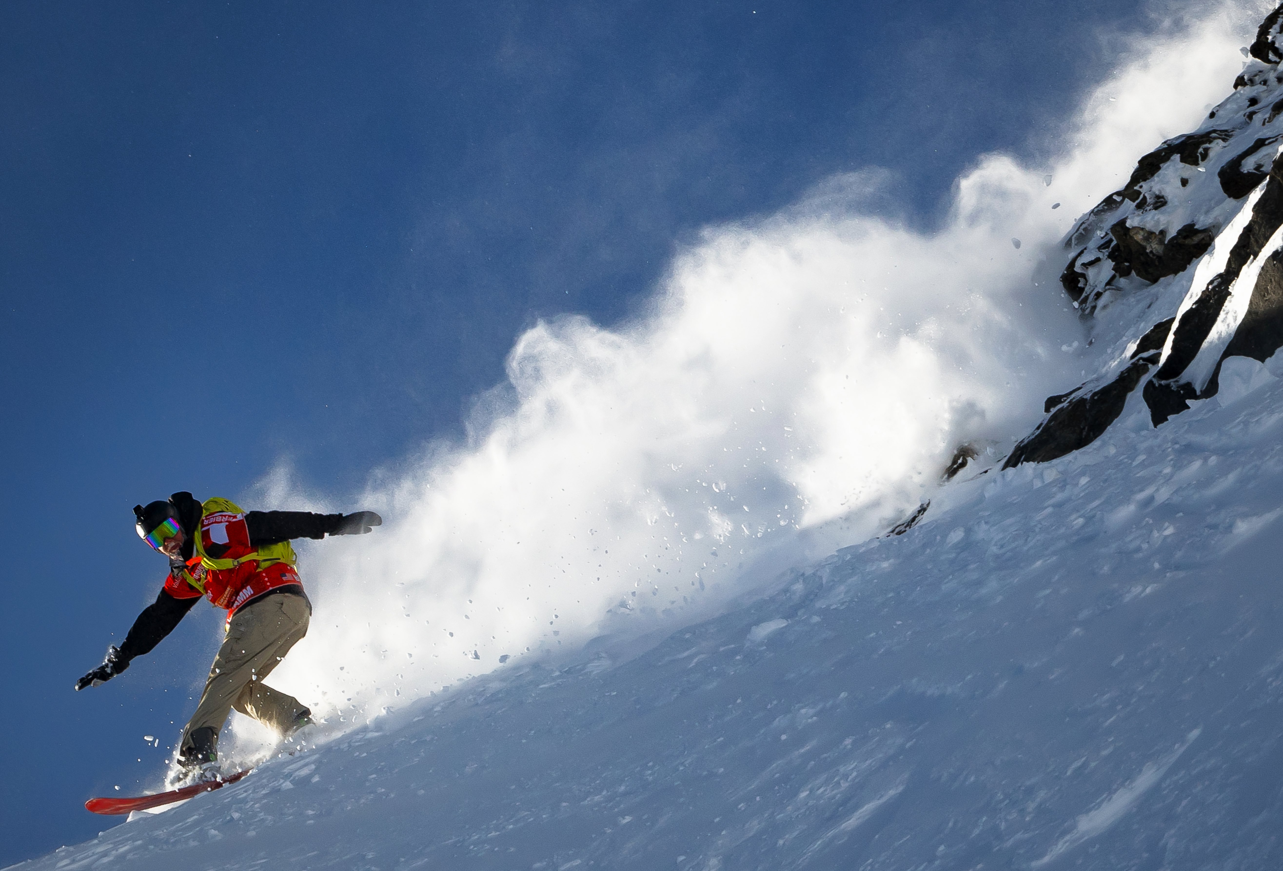 俯冲滑雪图片