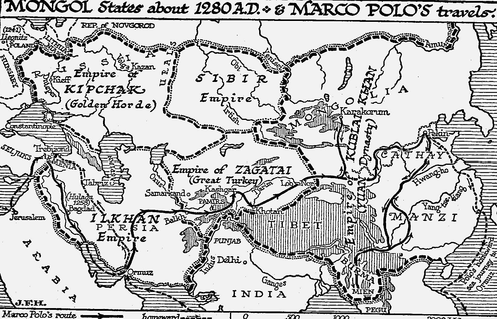 《马可波罗游记》:写尽元朝的繁华,激发哥伦布的冒险精神