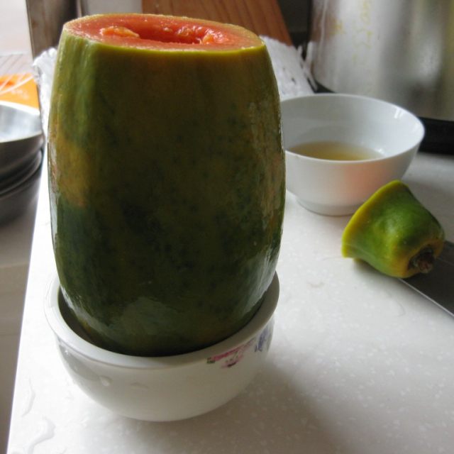 木瓜牛奶冻,入口q弹做法简单,可当做果冻零食