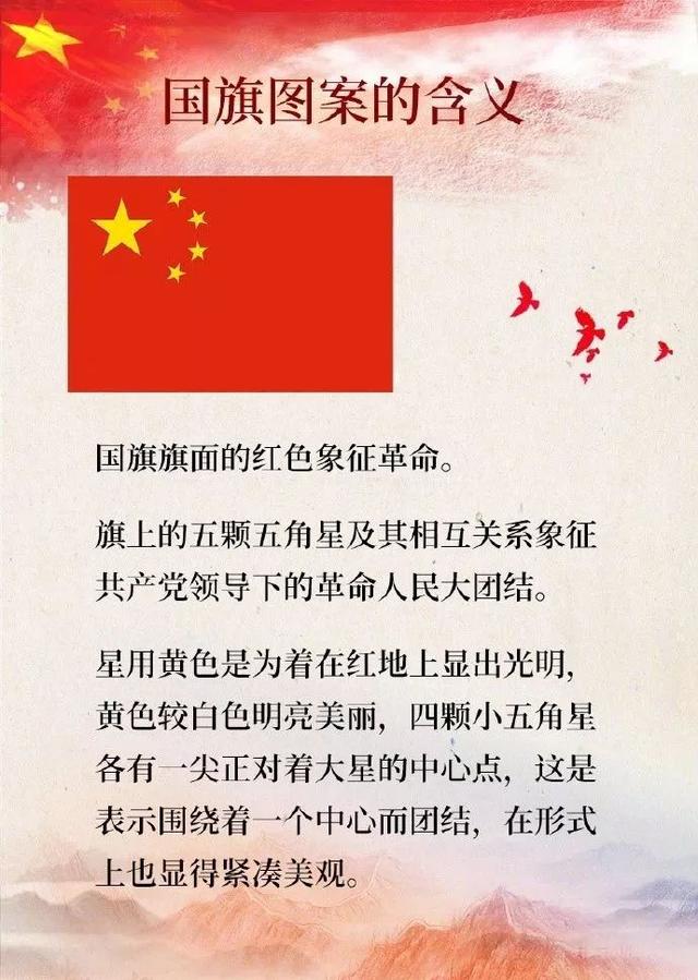 国旗国徽五角星含义图片